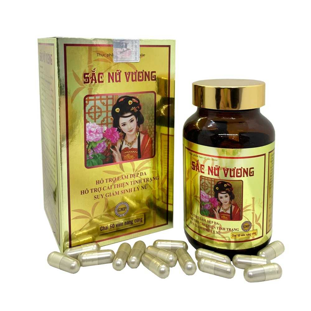 Đẹp Da Sắc Nữ Vương Giảm Quá Trình Lão Hóa Da, Cải Thiện Suy Giảm Sinh Lý Nữ