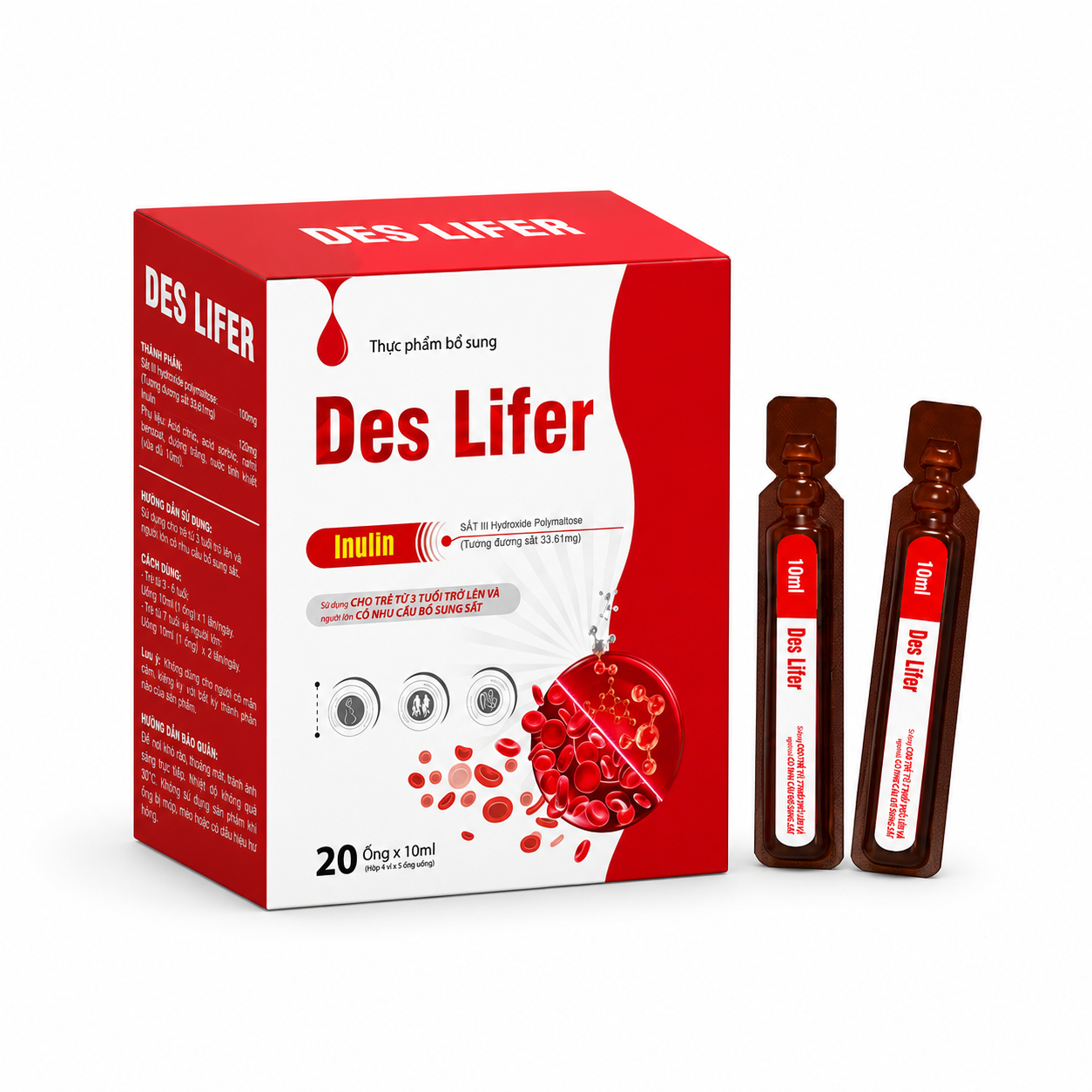 Siro bổ sung sắt Des Lifer