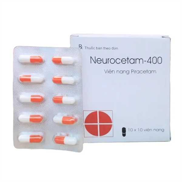 Thuốc điều trị do tổn thương não Neurocetam 400mg micro