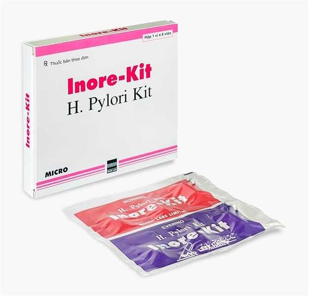 Thuốc  điều trị viêm dạ dày mãn tính Inore-Kit H. Pylori Kit Micro