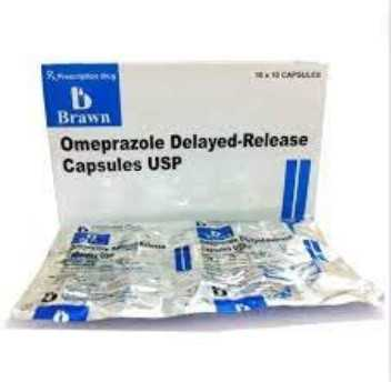 Thuốc điều trị Viêm loét dạ dày , tá tràng Omeprazole 20mg brawn