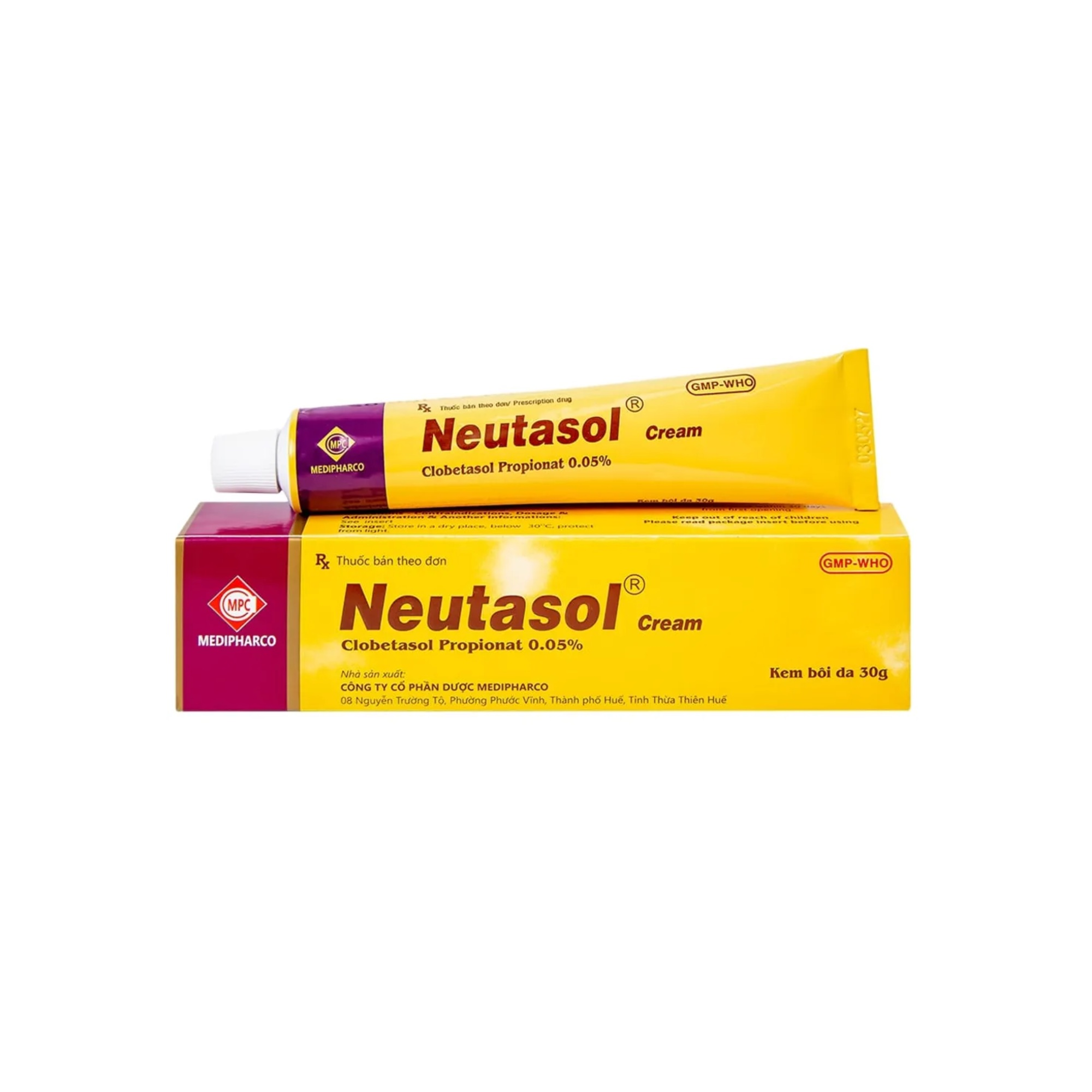Thuốc Neutasol cream Medipharco điều trị chàm, lichen, tổ đĩa