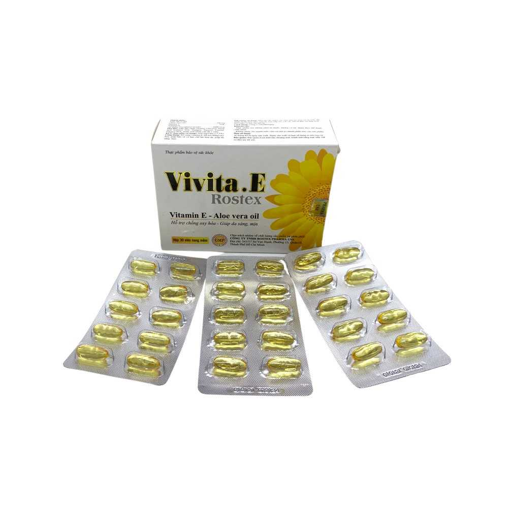 Viên uống đẹp da Vivita E Rostex (Hộp Trắng)