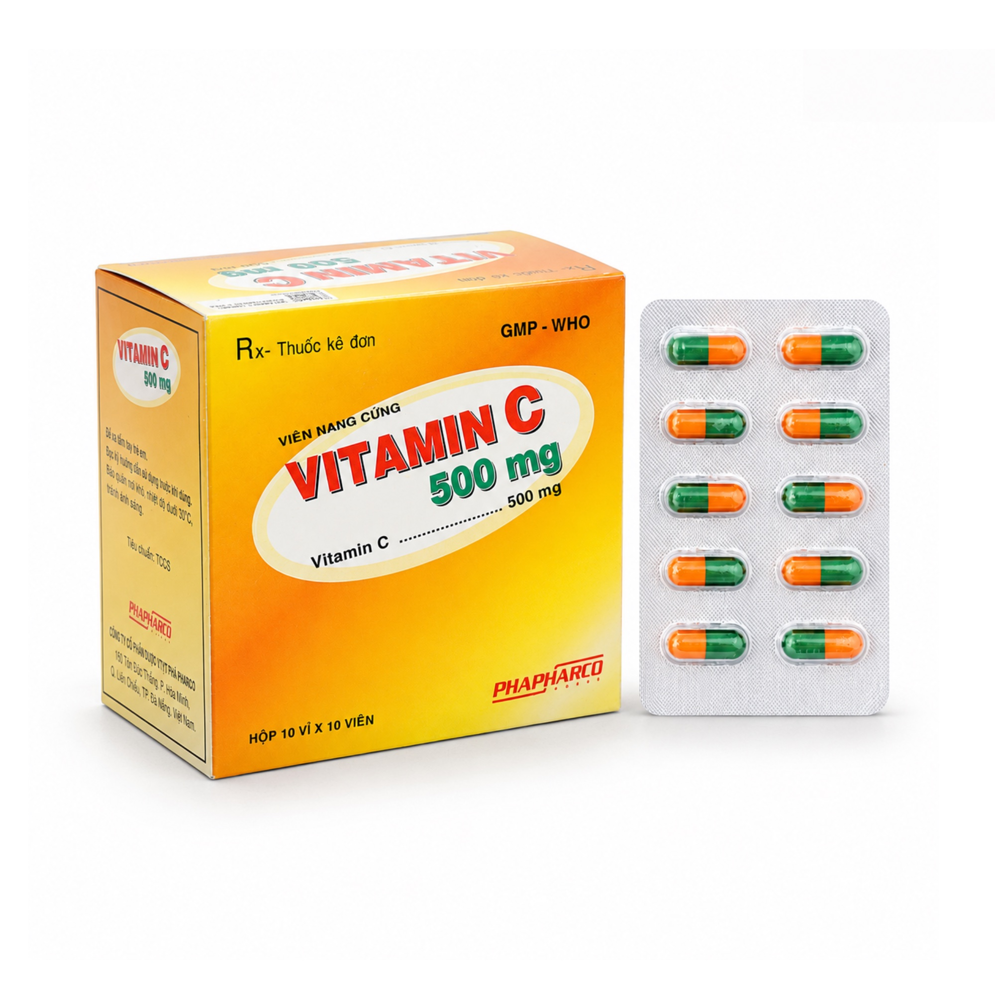 Vitamin C 500mg Phapharco (H/100v) Vitamin C 500mg Phapharco (H/100v)